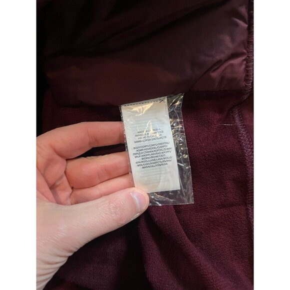 NWT RLX Wool Blend Performance Full Zip Hybrid Jacket Maroon Red Mens Sz XL $248 - Picture 8 of 10